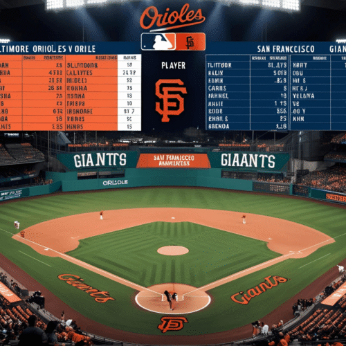 Baltimore Orioles vs San Francisco Giants Match Player Stats